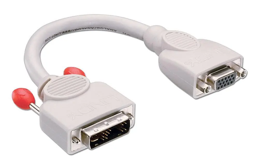 LINDY 41222 DVI-I-Adapter DVI-A Stecker an VGA Kupplung - DVI Monitoradapter DVI-I/A Begrenztes Angebot