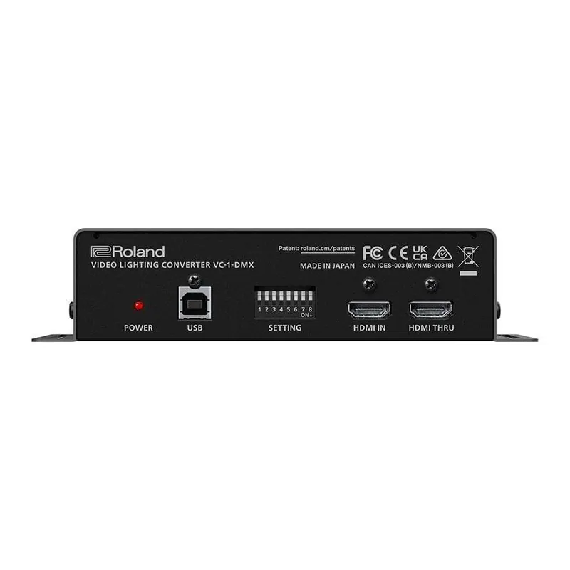 Letzte Chance ROLAND VC-1-DMX - Video Lighting Konverter für automatische Lichtshows aus Video- und Audioquelle