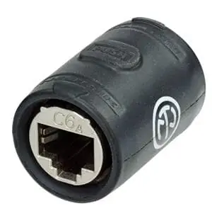 Neutrik NE8FFX6-W, etherCON CAT6A-Kuppler für Kabelverlängerungen Nur Heute