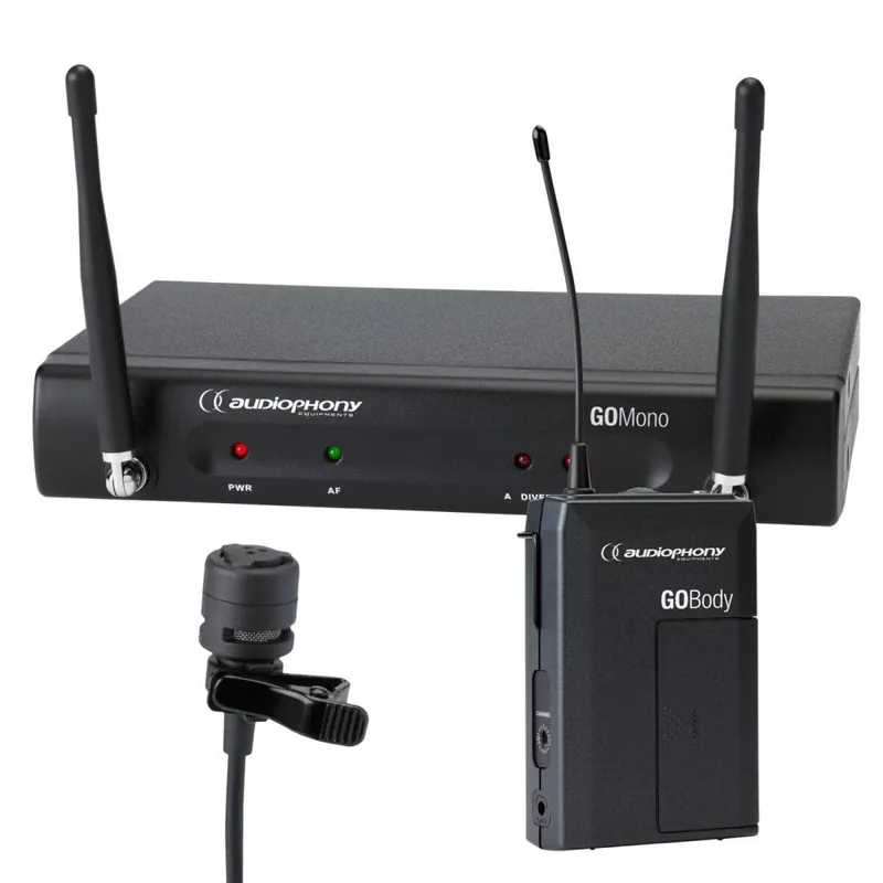 Beliebt Audiophony Pack GO-Lava-F8 - Funkmikrofon Set UHF mit Taschensender und Lavaliermikro