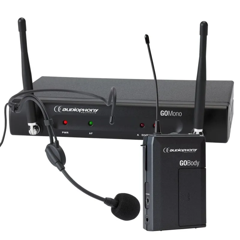 Audiophony Pack GO-Head-F8 - Funkmikrofon Set UHF mit Taschensender und Headset-Mikro Kracherpreis