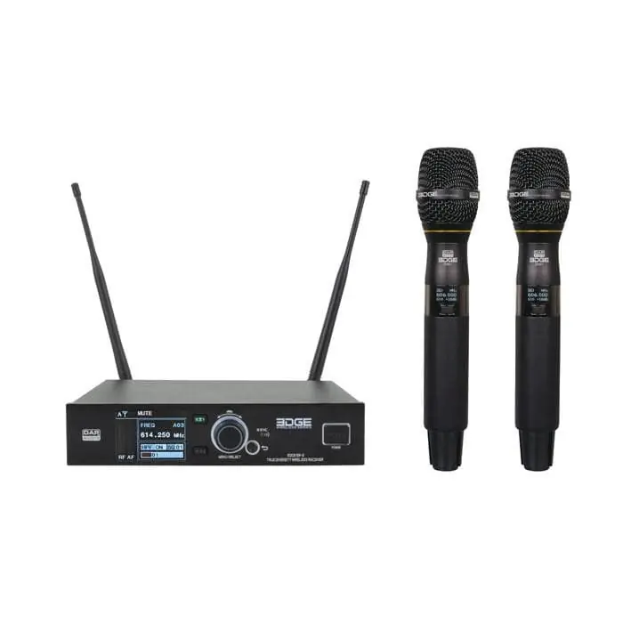 DAP EDGE EHS-2, Kabelloses Doppel-Handmikrofon-Set - 610–670 MHz Beliebt