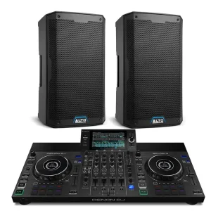 DENON DJ SCLIVE4, DJ-Controller + 2x Alto Professional TS410 Bestpreis