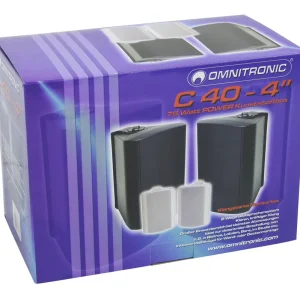 OMNITRONIC C-40 weiß 2x Ausverkauf