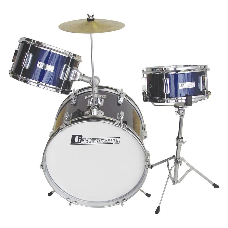 Preiswert DIMAVERY JDS-203 Kinder Schlagzeug, blau