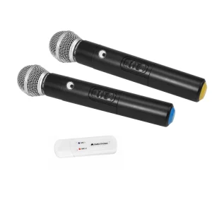 OMNITRONIC UWM-2HH USB Funkmikrofon-Set mit zwei Handmikrofonen Preisreduziert