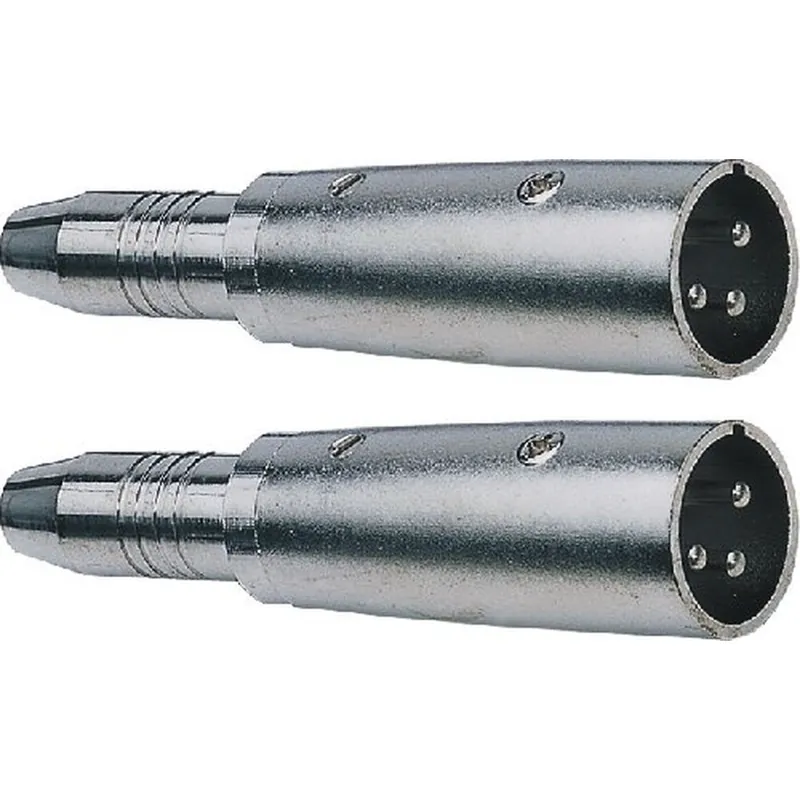 2 Stück Adapter XLR male - Klinke female Letzte Chance