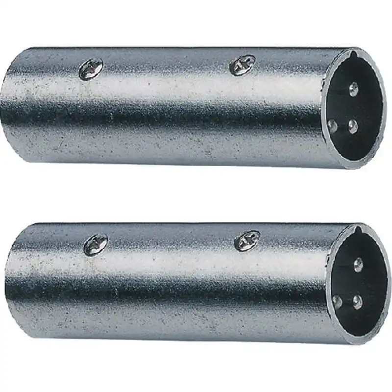 2 Stück Adapter XLR male - XLR male Sale