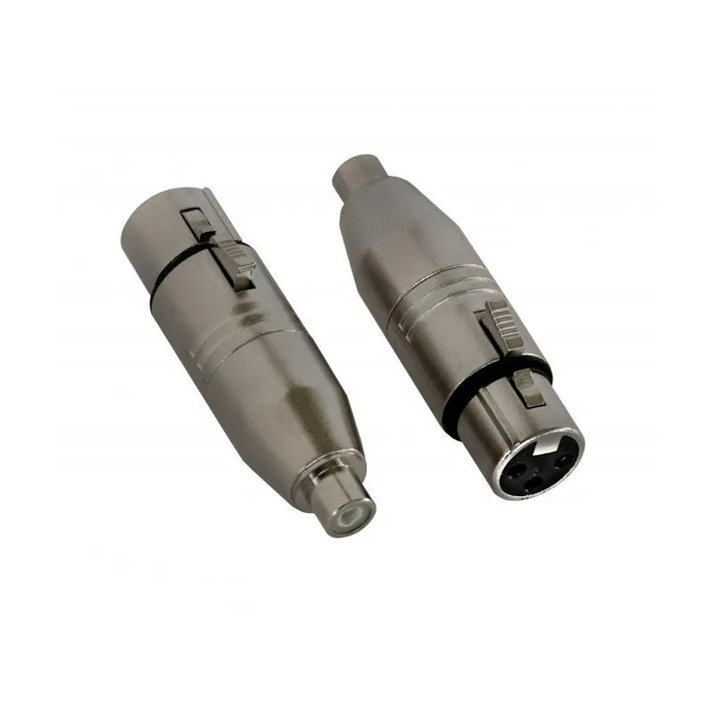 2 Stück Adapter Cinch Buchse - XLR Buchse Kostenfreie Lieferung