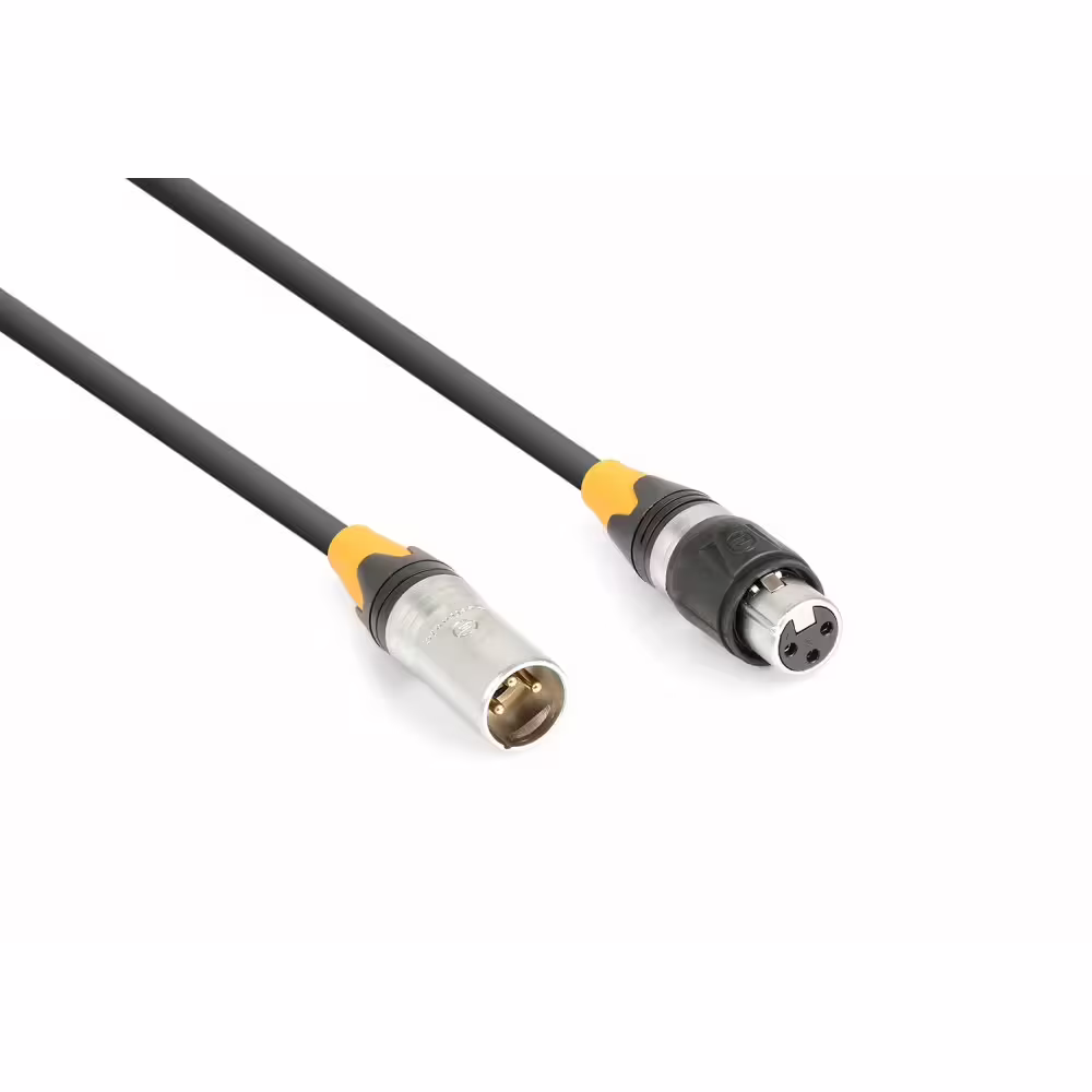 PD Connex DMX Kabel IP65 XLR Male / XLR Female 12m Markenprodukt