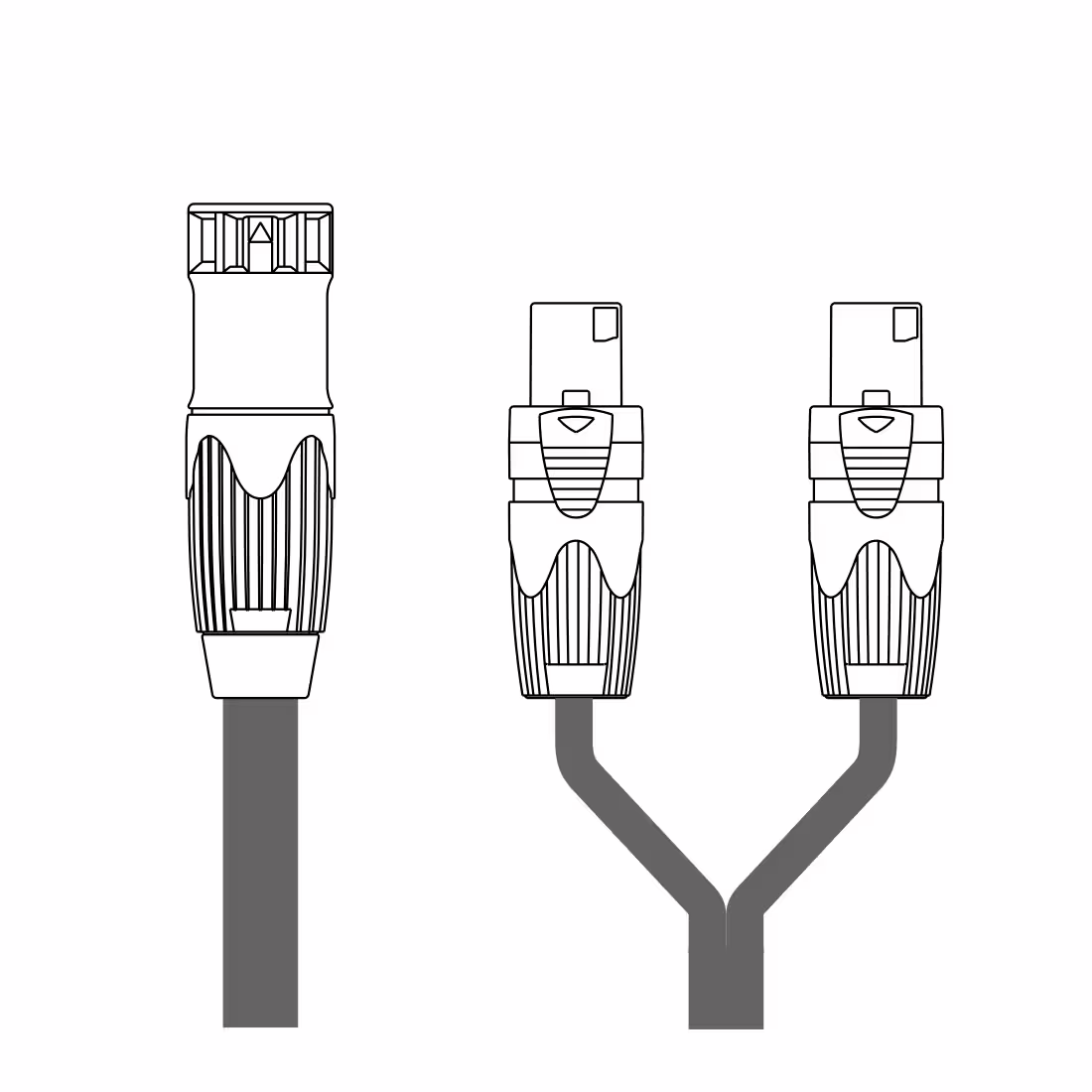 NEXT proaudio Speaker cable breakout NL8 auf NL4 1m + NL4 2m Kracherpreis