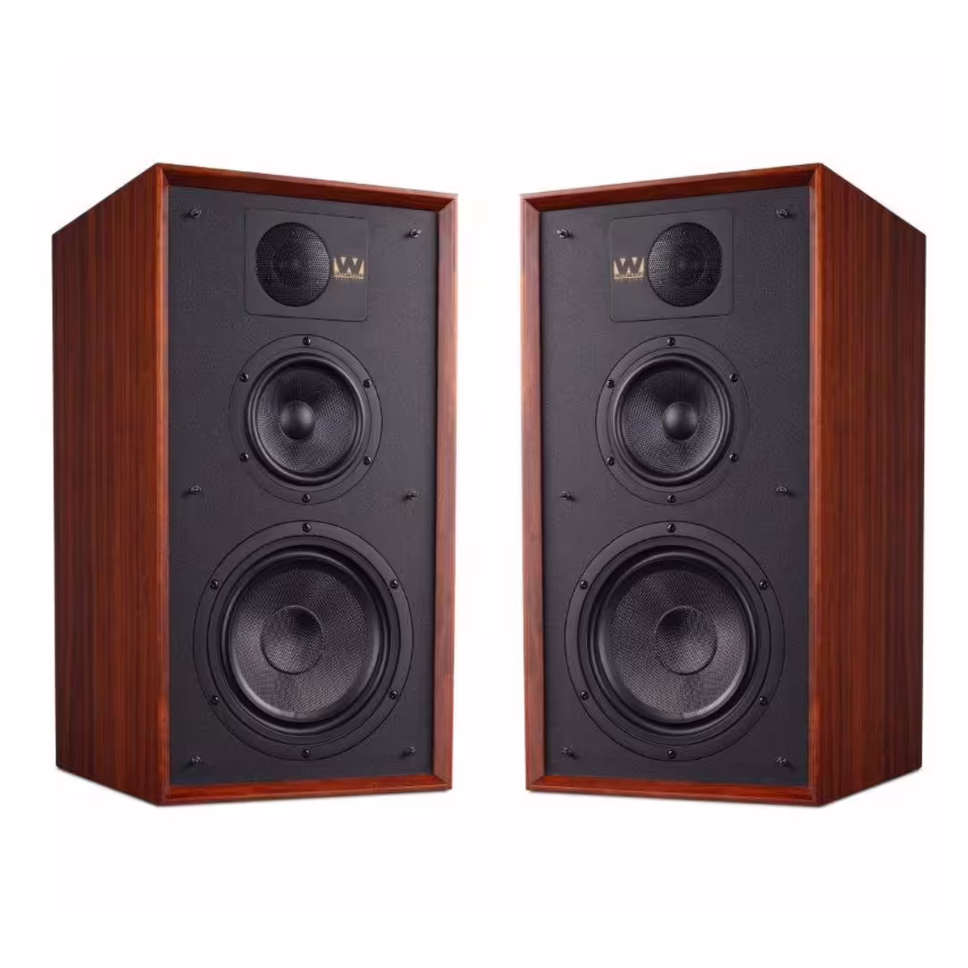 Wharfedale Linton Mahogany Red Vintage Lautsprecher - Paarpreis Sonderaktion