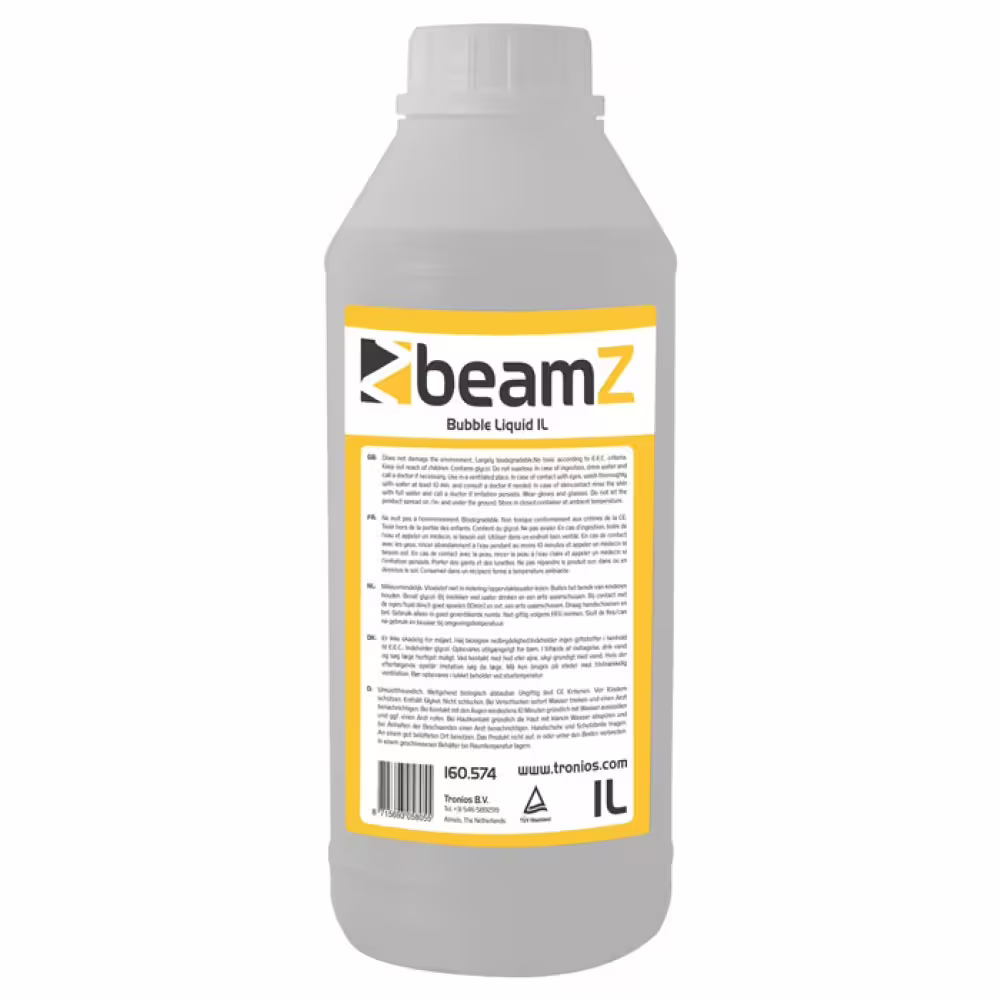 BeamZ Seifenblasen Flüssigkeit , 1L Fluid Kracherpreis