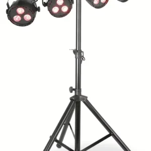 MAX Parbar LED Lichtanlage mit 4 x PAR RGBW LED Lichtanlage Markenware