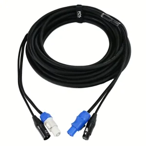 FOS FC-PDC-10 Hybridkabel Licht DMX + Powercon 10m Saisonangebot