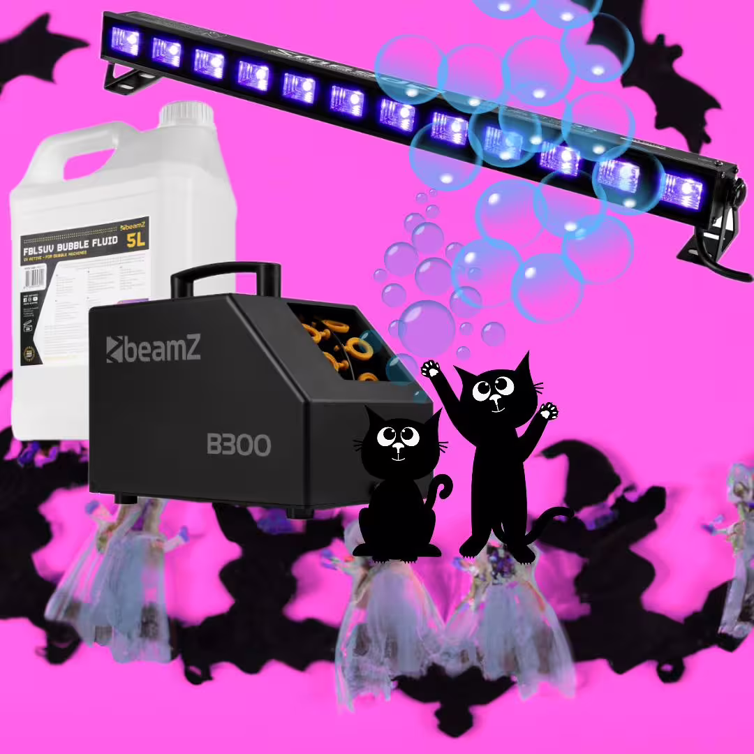 Halloween Special Seifenblasen UV Set Neu