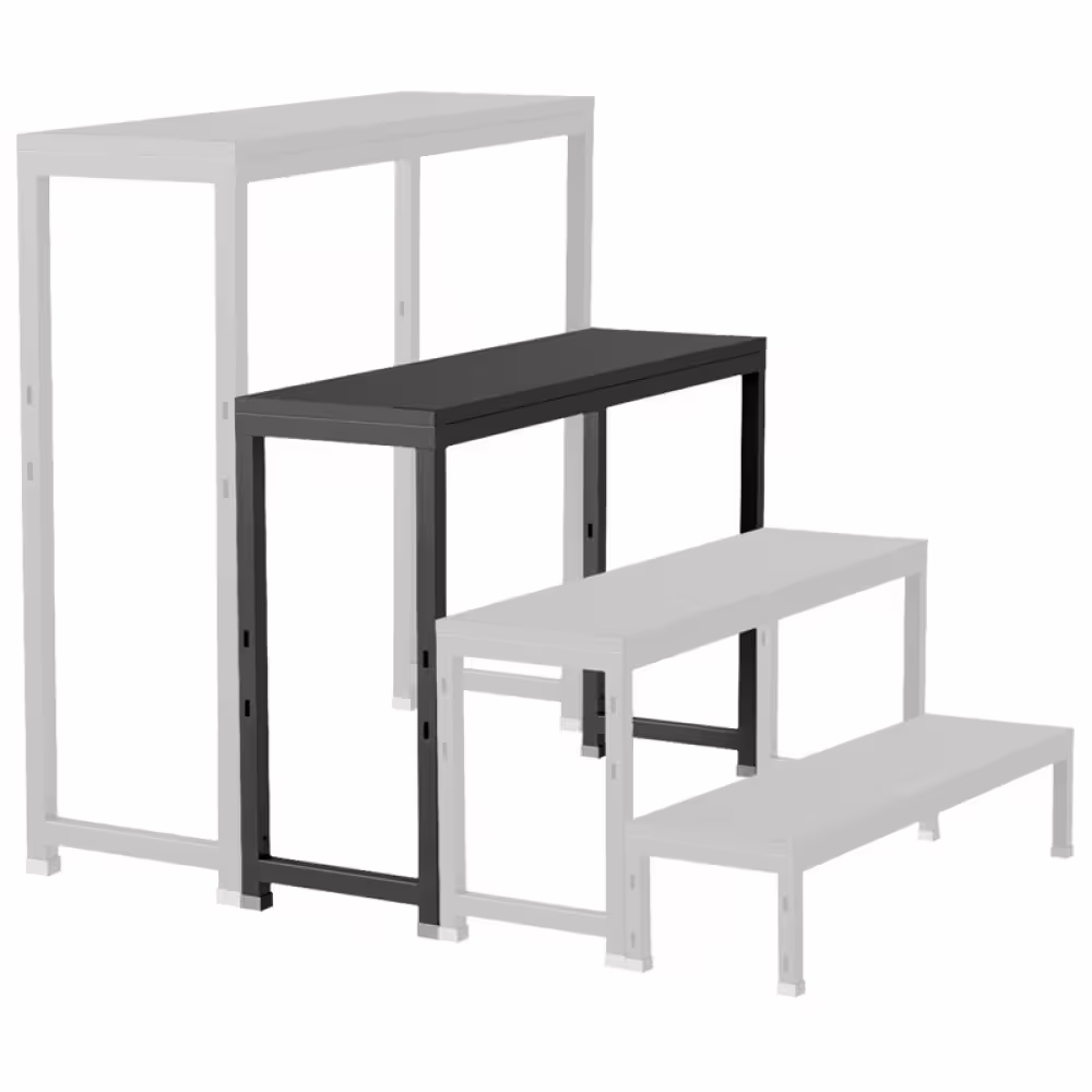Power Dynamics Modulare Bühnentreppe 60cm 3. Stufe Kostenfreie Lieferung