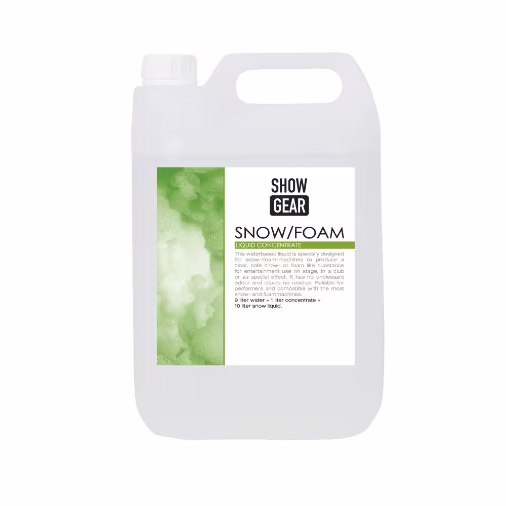 Showgear Schnee/Schaum Fluid 5L Konzentrat 1/10 Meistverkauft