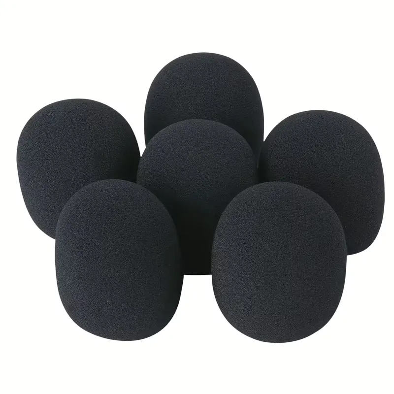 Schneller Versand Showgear DWS-66 - Windschutz für Mikrofone 6er Set