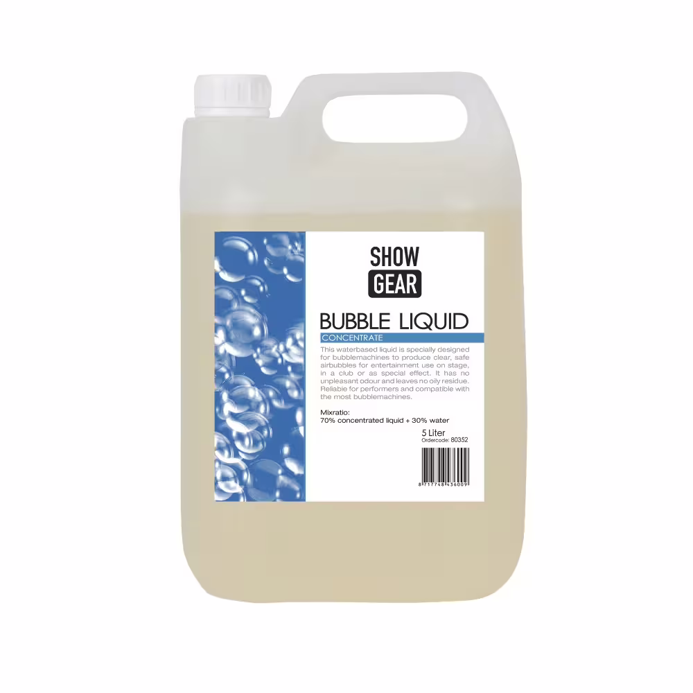 Showgear Seifenblasen Fluid 5L Konzentrat 70/30 Schnäppchen