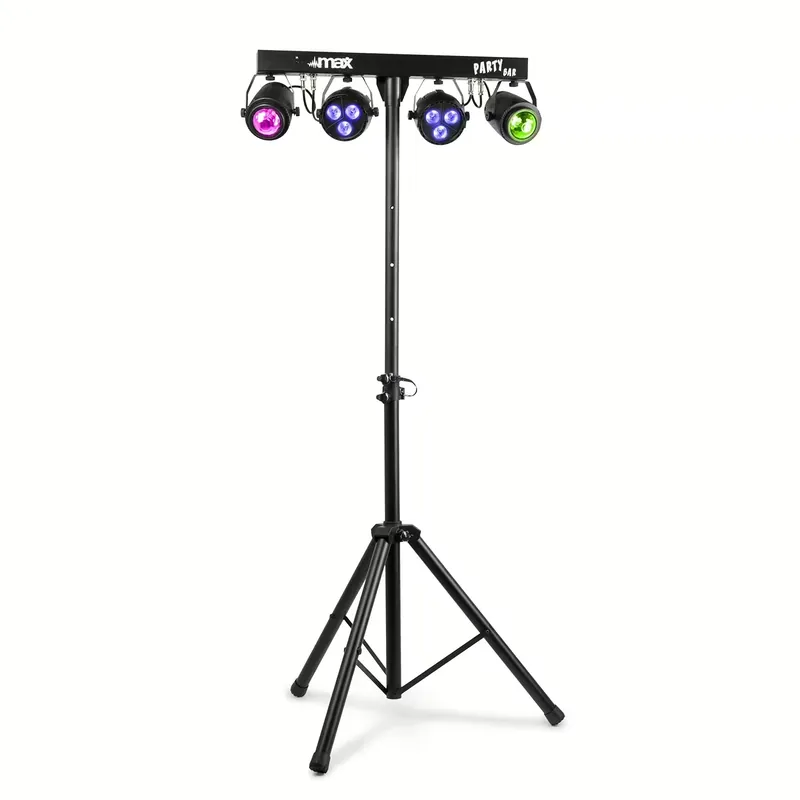 MAX Partybar 1 LED Lichtanlage mit 2 x Par und 2 x Jellymoon Preisknaller