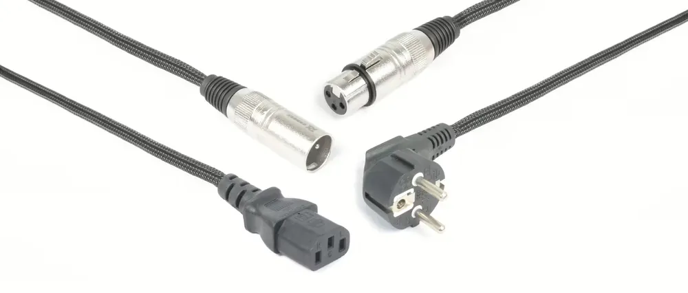 Solange Der Vorrat Reicht PD Connex Audio Kombikabel Schuko - XLR F / IEC F - XLR M 10m