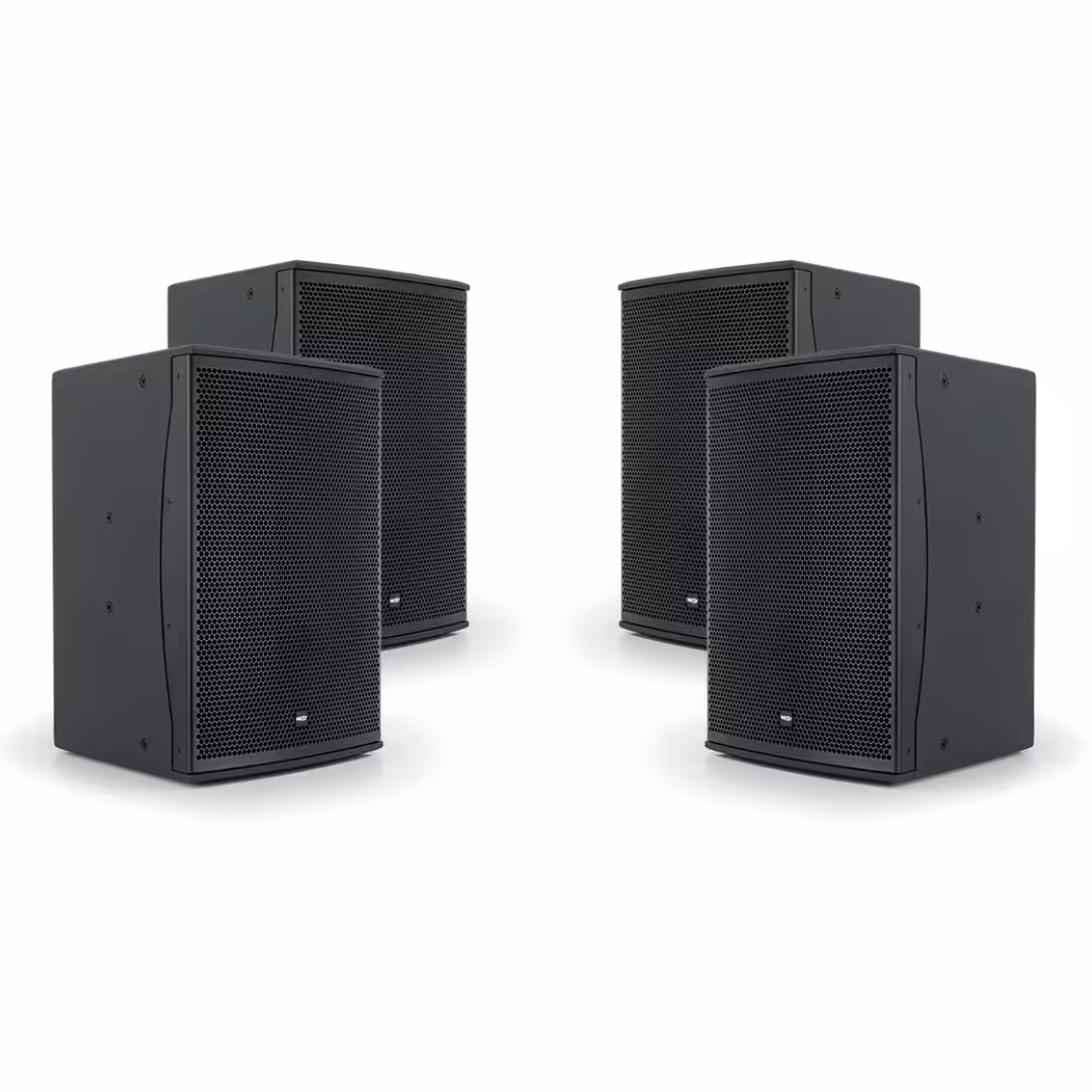 NEXT audiocom 4Pro12A - Aktives Installations-Set mit 3200W RMS Neuheit