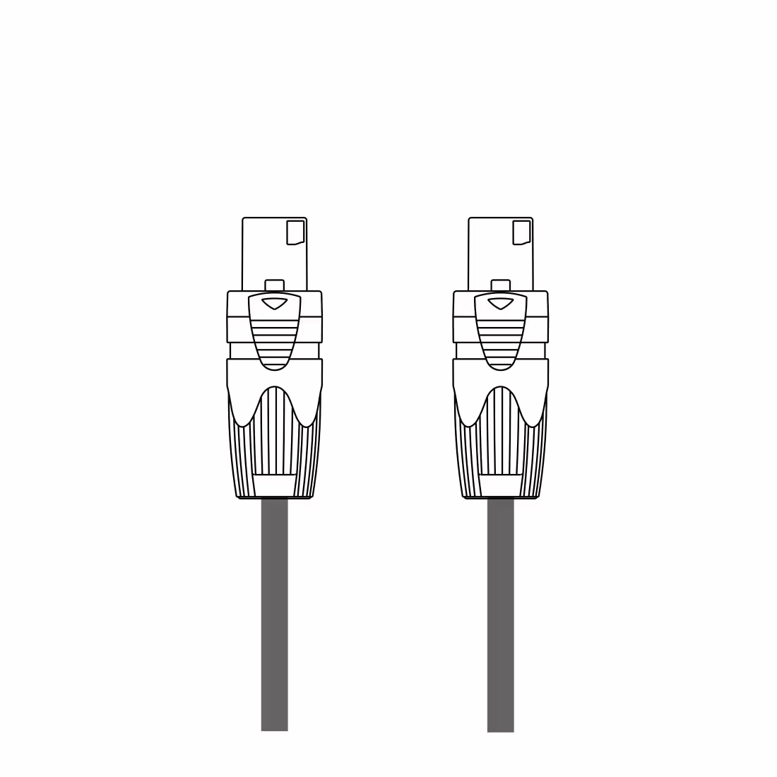 NEXT proaudio Speaker cable 2 x 2.5mm² NL4 0.7m Direkt Vom Hersteller