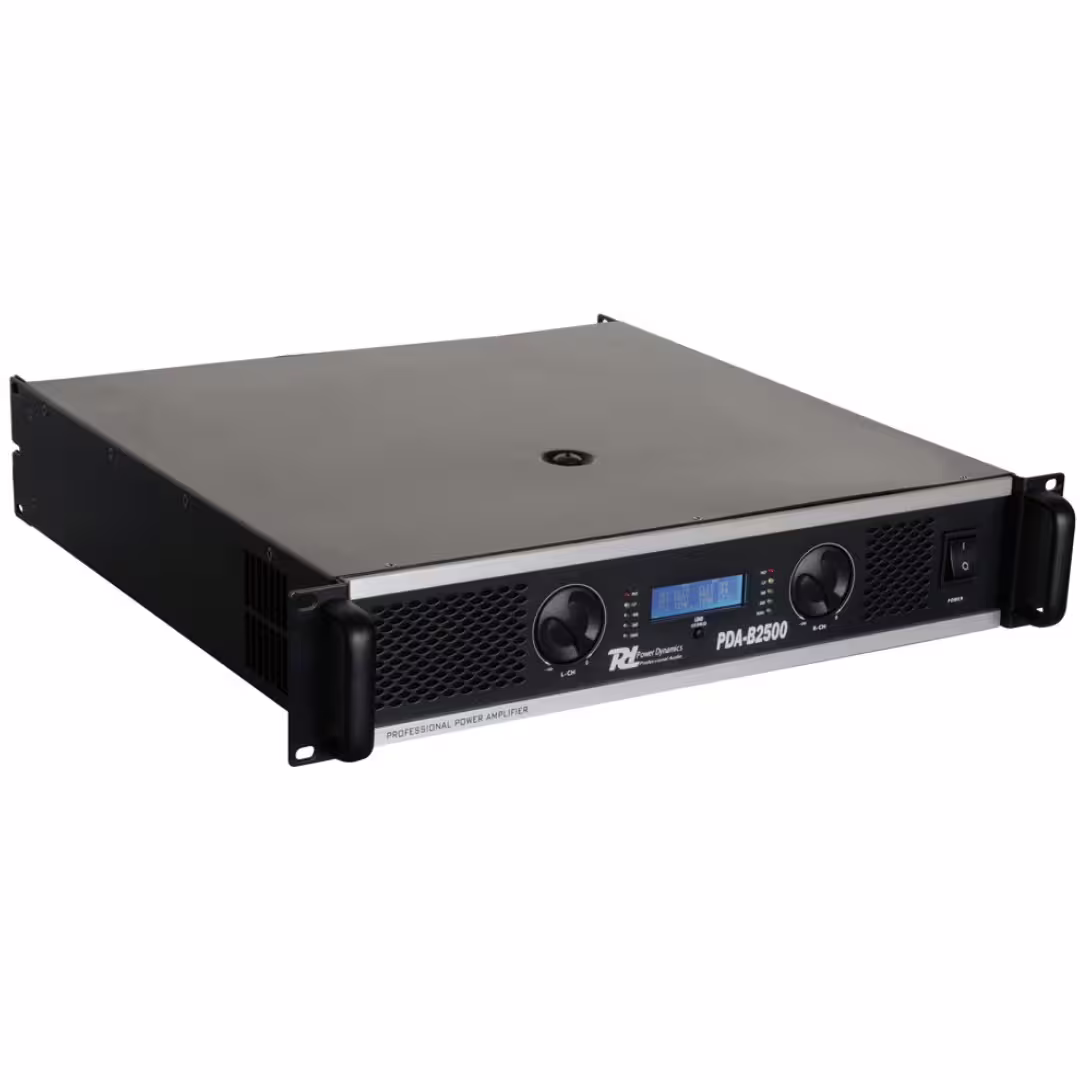 Power Dynamics PDA-B2500 - Stereo Endstufe 2500W mit Weiche Preis Gesenkt