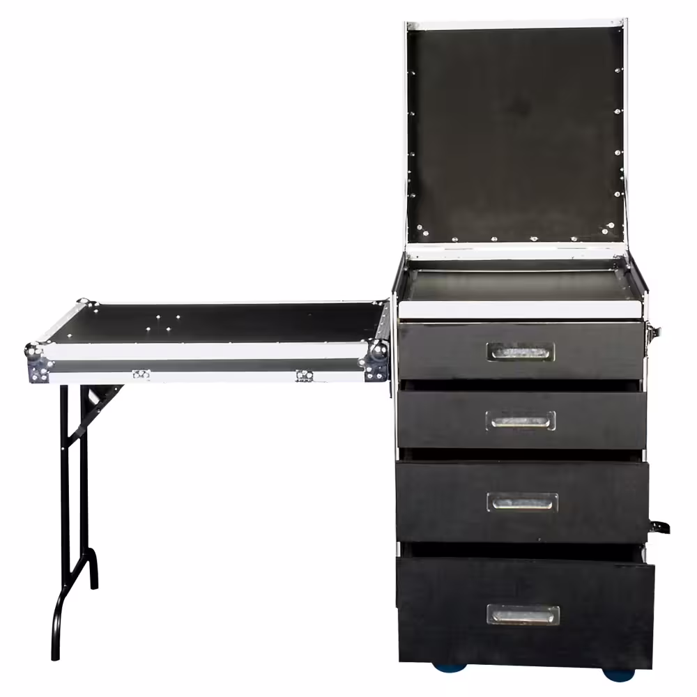 Showgear Schubladencase 12HE mit Arbeitsfläche Expressversand