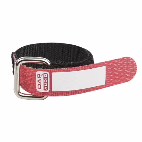 Ausverkauf Showgear Kabelklett Set rot 12cm 10 Stück
