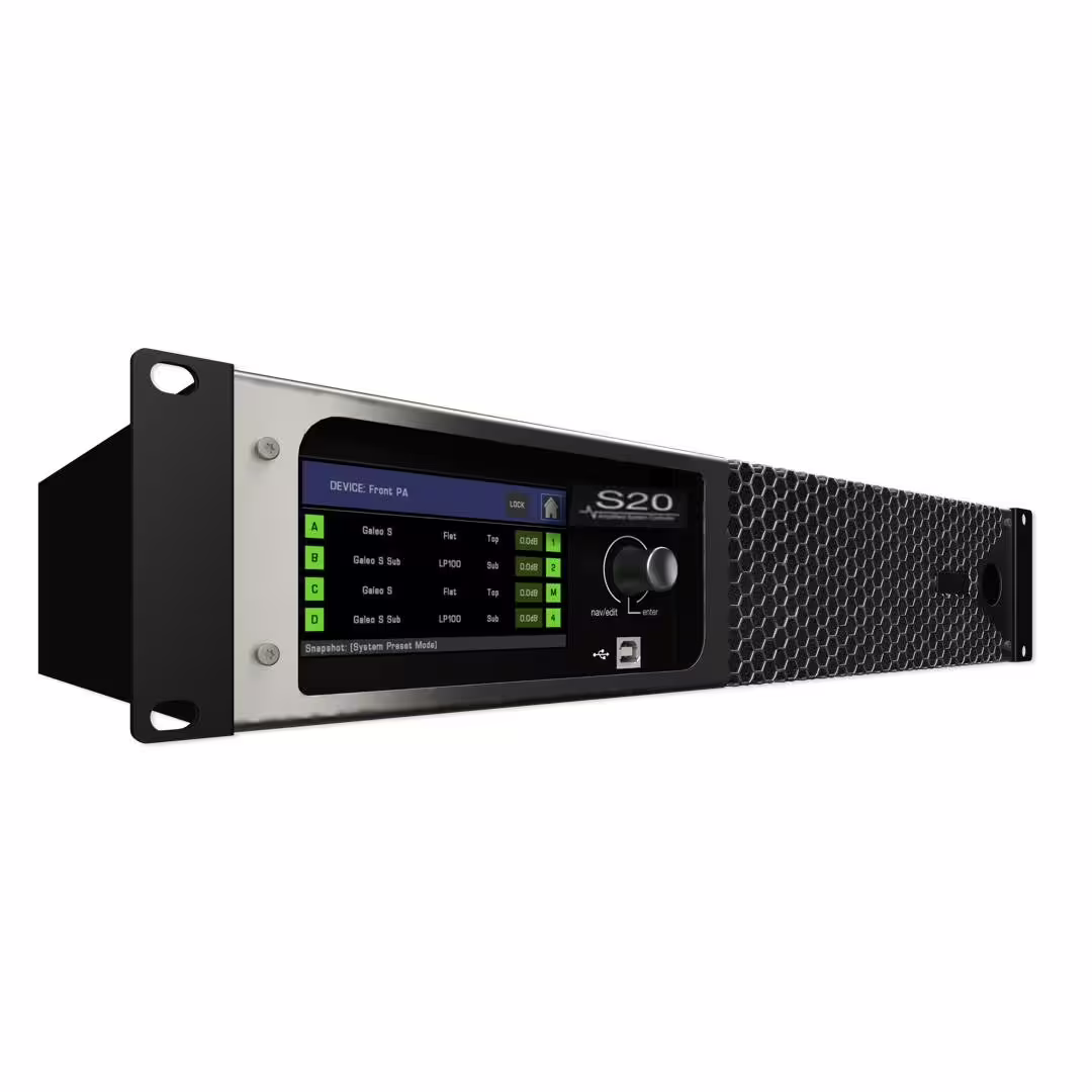 Seeburg Acoustic Line S 20, 4x 4800 W Digitalendstufe Garantierte Lieferung