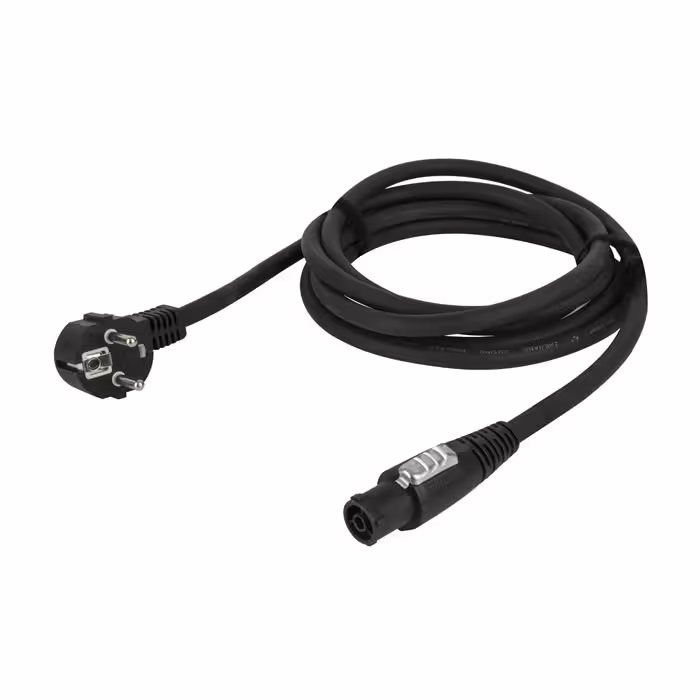 Neutrik powerCON TRUE1 auf Schuko Netzkabel 3m 2,5mm² gewinkelt Versand Am Gleichen Tag