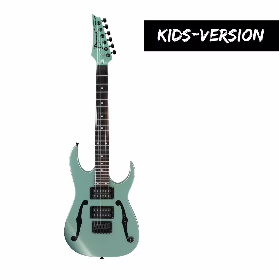 IBANEZ PGMM21-MGN Paul Gilbert Signature E-Gitarre Metallic Light Green Markenprodukt