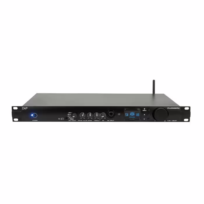Jetzt Kaufen DAP PA-5500TU 500 W Verstärker mit DAB+, FM, BT 4.2 und Netzwerk-Audioplayer