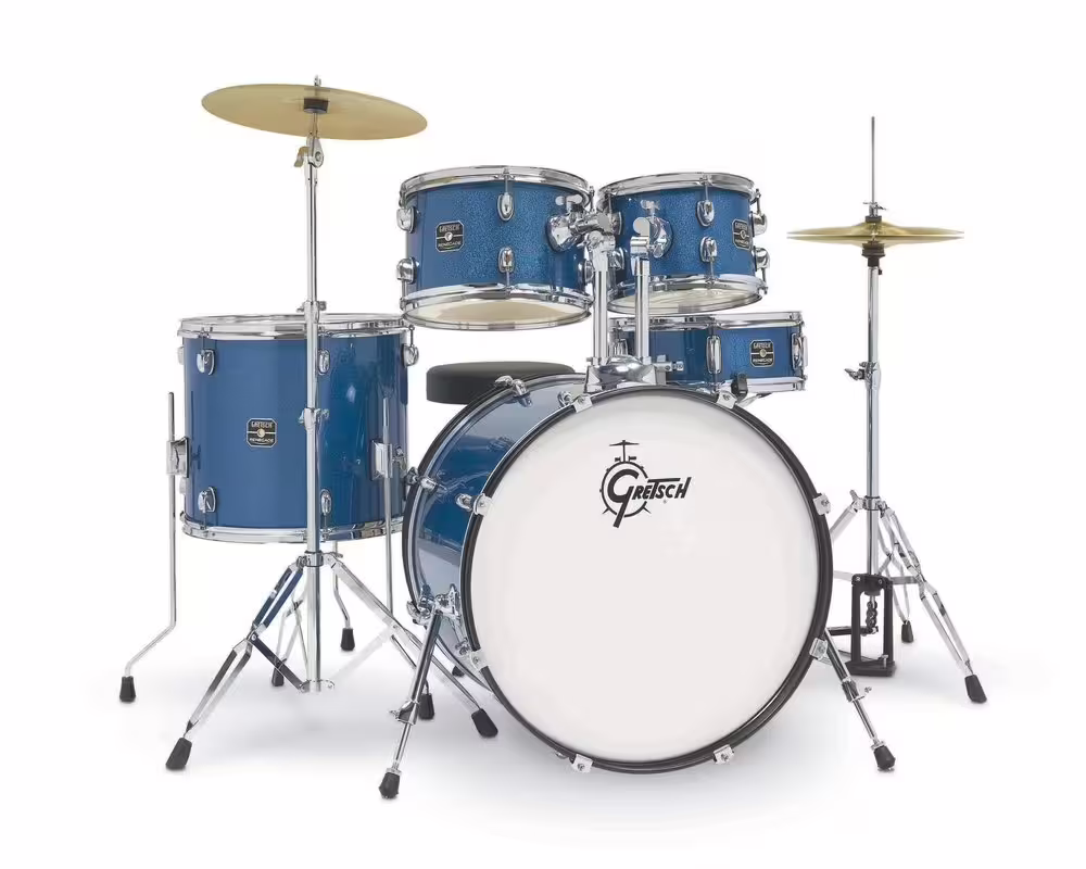 Neu Gretsch Drumset Renegade Blue Sparkle