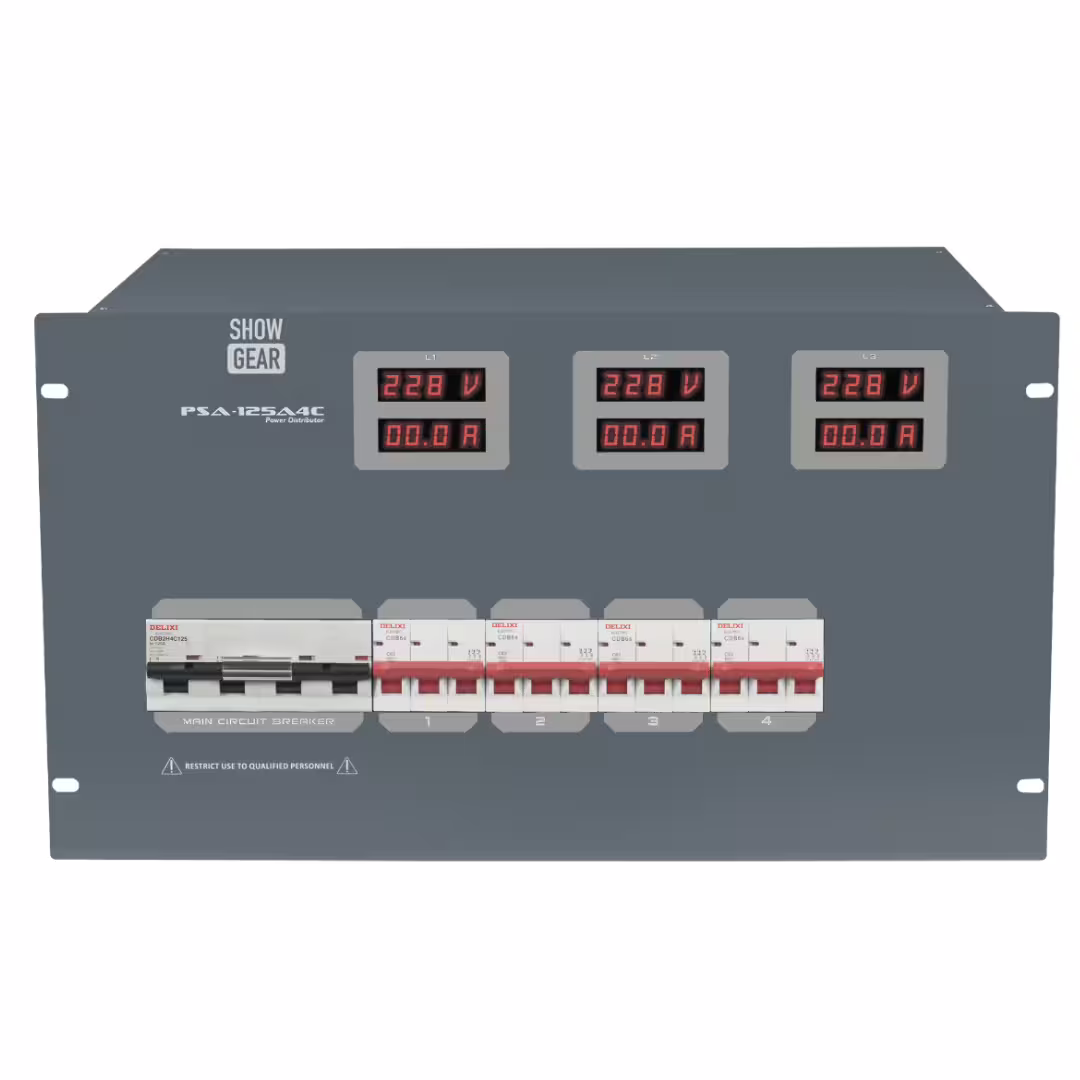 Showgear PSA-125A4C 19" Stromverteiler 125A Günstig