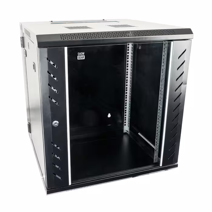 Showgear RCA-WMF-15 - 15HE 19 Zoll Rack-Gehäuse mit Glastür Expressversand
