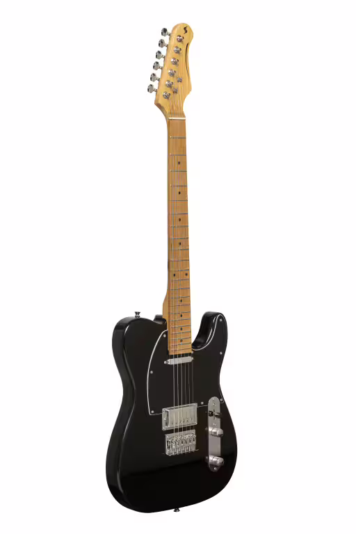 Stagg SET-PLUS E-Gitarre schwarz Ausverkauf