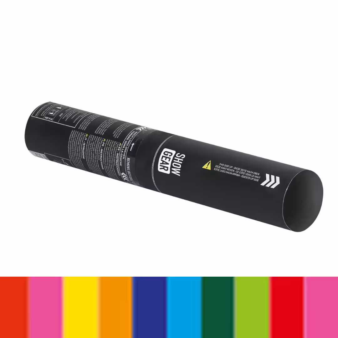 Showgear Handheld Konfetti Shooter Klein 28cm Multicolor Billig