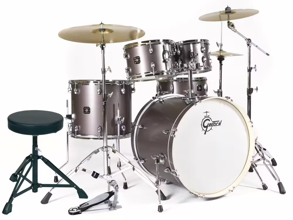 Finale Aktion Gretsch Drumset Energy Standart Grey Steel