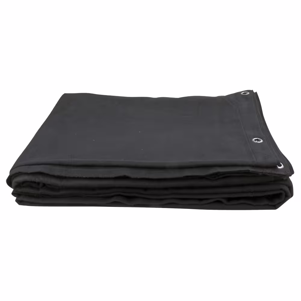 Showgear Bühnenmolton - Backdrop 320 g/m² 600cm x 900cm schwarz Sichere Zahlung