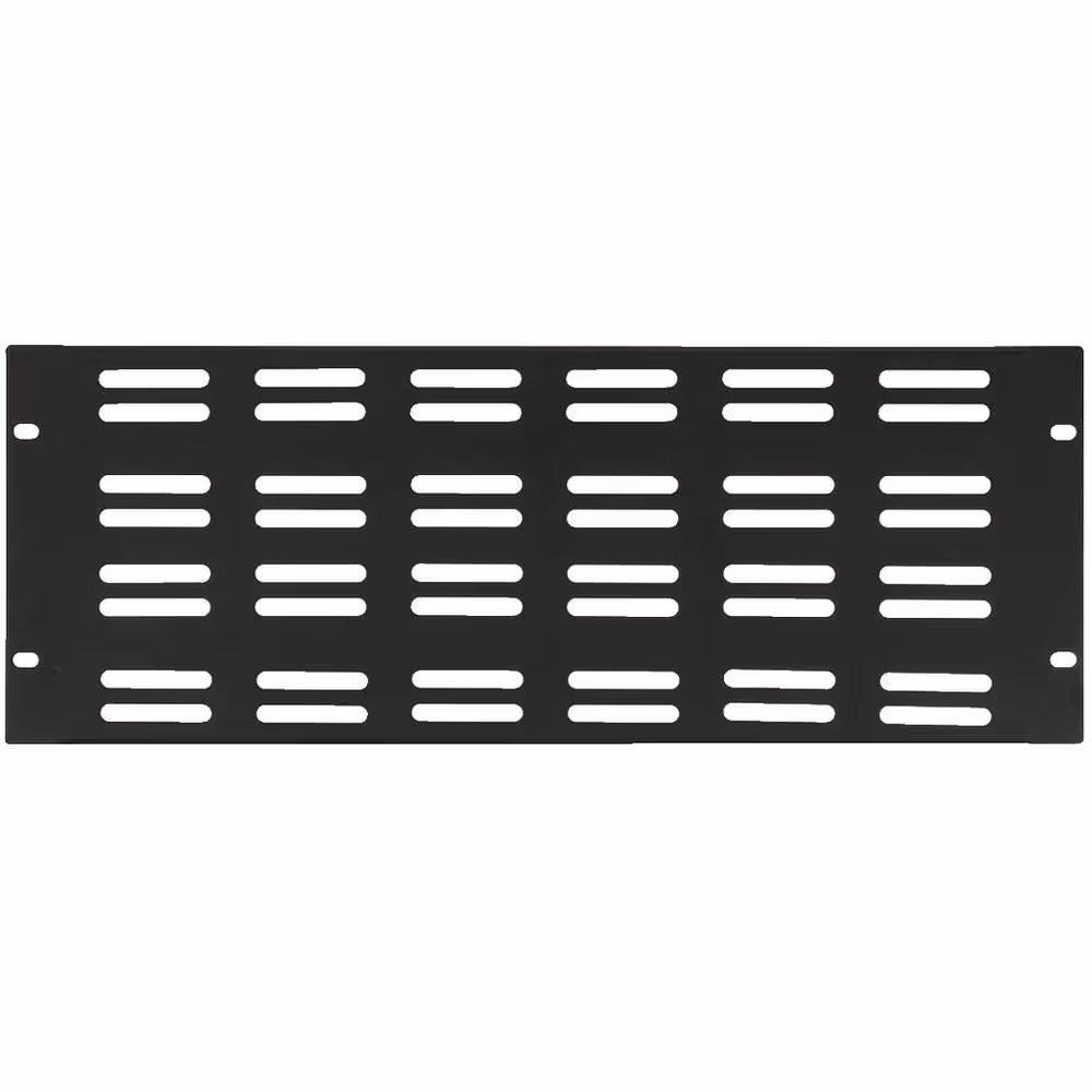 Bestseller Monacor RCP-8724U 19 Zoll Rackblende 4 HE mit Lüftungsschlitzen