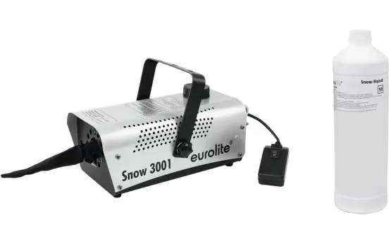 Eurolite Set Snow 3001 Schneemaschine + Schneefluid 1l B-Ware Bestpreis