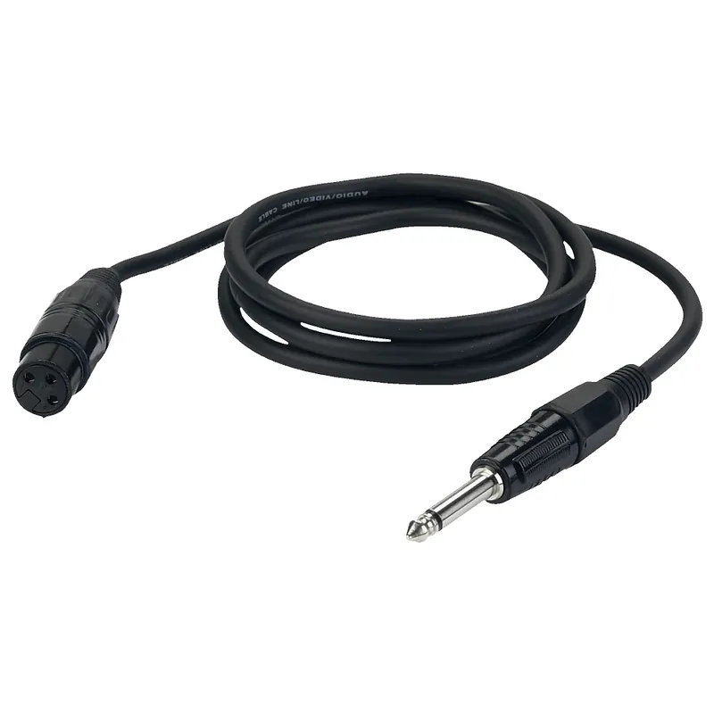 Jetzt Kaufen 3pol. XLR female auf 6,3mm Klinke mono 6,00 Meter