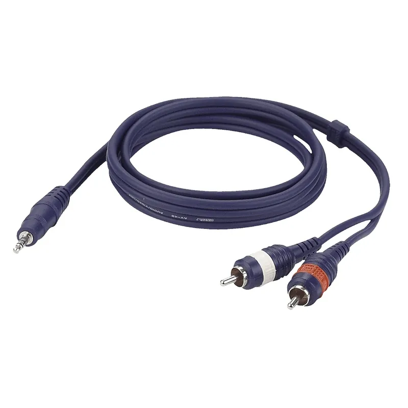 Begrenztes Angebot 3,5mm Klinke Stereo auf 2 RCA Chinch male 3m