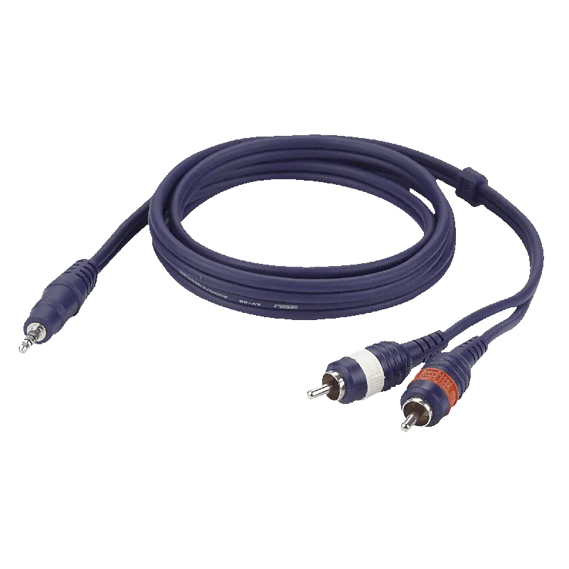 Schnäppchen 3,5mm Klinke Stereo auf 2 RCA Chinch male 6m