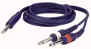 1x6,3mm Klinke Stereo/2x 6,3mm Klinke Mono 6,0 M. Rabatt