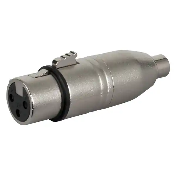 Adapter XLR female 3 pol. auf RCA (Chinch) female Kostenfreie Lieferung