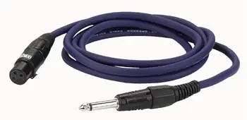 Preisknaller 6,3mm Klinke Mono auf XLR 3pol. female 6,00 Meter